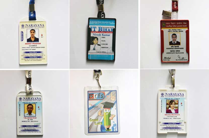 Complete id card with different design